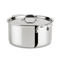 All-clad D3 Stainless  3-ply Bonded Everyday 7-qt Stock pot with lid - $158.94