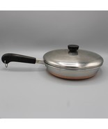 Revere Ware 1801 9-Inch Frying Pan Skillet Copper Bottom Clinton Ill USA... - £17.88 GBP