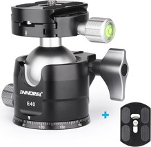 Low Profile Tripod Ball Head-Innorel 360°Panoramic Cnc Metal Camera Tripod, E40 - £56.08 GBP