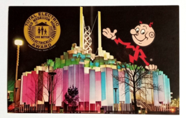 New York Worlds Fair 1964 Tower of Light Reddy Kilowatt NY Dexter UNP Postcard - £4.86 GBP