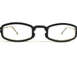 Vintage La Eyeworks Gafas Monturas BLOOM 148 Marrón Negro Hexagonal 43-2... - $64.89