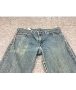 Levi’s 511 Jeans Mens 32x32 Blue Denim Skinny Stretch Straight Leg - £13.23 GBP