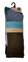 2 PAIR GOLD TOE Men's N.N Crew Socks Knit with ORGANIC Cotton-LIMITED ED... - $12.86