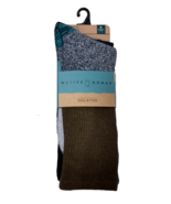 2 PAIR GOLD TOE Men's N.N Crew Socks Knit with ORGANIC Cotton-LIMITED ED... - $12.86