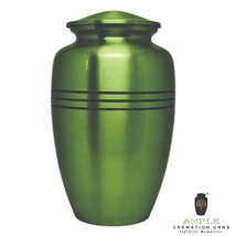 Premium Large Adult Green Cremation Urns for Human Ashes - Includes Velvet Bag - £59.32 GBP