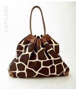 MICHAEL KORS PRINTED CANVAS BROWN LEATHER SATCHEL PURSE! - $117.81