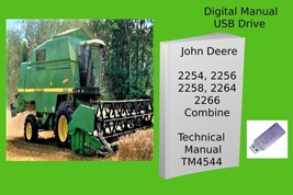 John Deere 2254  2256  2258  2264  2266 Combine Technical Manual See Description - £18.81 GBP