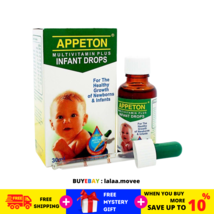 Appeton Multivitamin Plus Baby Infant Drop 30ml Supplement Healthy Growth - £19.82 GBP