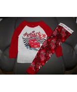 Disney Cars Love Drives Me Crazy 2 PC Pajamas Size 12 MONTH Boy&#39;s NEW - €19,61 EUR