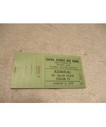 Vintage 1975 Central Catholic High School Toledo Ohio Raffle Tickets 10 ... - $468.81 MXN