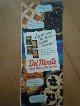 Del Monte Dried Fruits &amp; Raisins Print Magazine Advertisement 1950 - £3.90 GBP