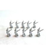 10x Risk 40th Anniversary Edition Board Game Metal Soldier Infantry Silv... - $284.53 MXN