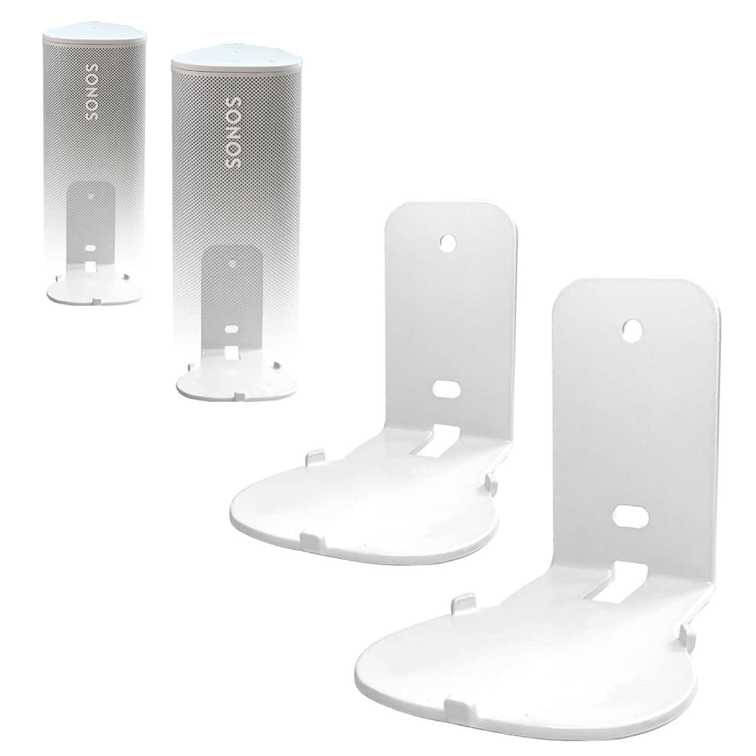 Wall Mount Brackets For Sonos Roam/Sonos Roam Sl (Pair Set Include 2 Pcs,Sturdy