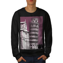 Wellcoda Pisa Tower Italy Fashion Mens Sweatshirt, Old Casual Pullover Jumper - £24.11 GBP+