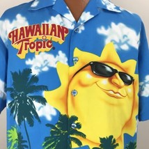 Hawaiian Tropic SunTan Lotion Oil Shirt Sun Clouds Sunglasses Men&#39;s Large - £47.94 GBP