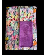 New Handmade Butterfly Quilted Journal &amp; Pen Holder Set - $10.00