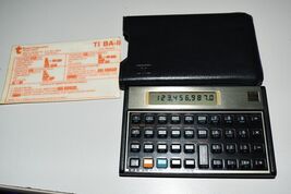 Hewlett Packard HP 12C Financial Business Calculator with case Clean wor... - €28,38 EUR