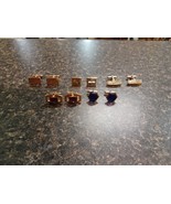 Vintage Lot 5 Pairs of Cuff Link Krementz Anson Hickok More - $49.49