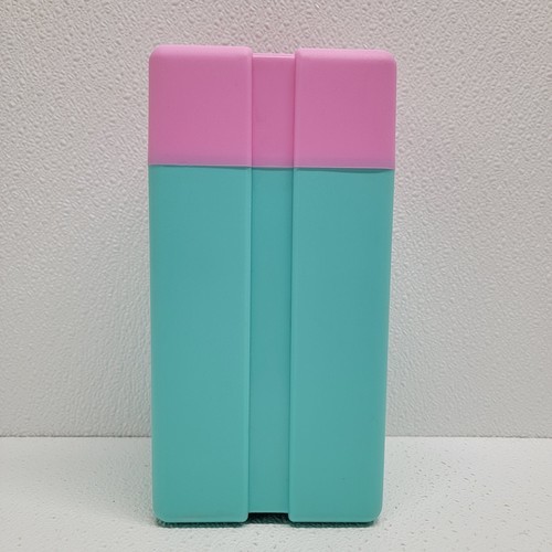 Vintage Crown Corning Outdoor Thermique Wine Cooler Aqua Blue & Pink! EUC! Item image 6