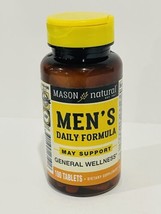 Mason Natural Men&#39;s Daily Formula, Vitamin A to Zinc Multivitamin, 100 Tablets - $10.79