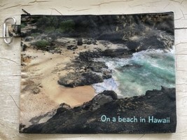 Eternity Beach Printed Cosmetic Bag By Shannonjamminphotos - £29.72 GBP