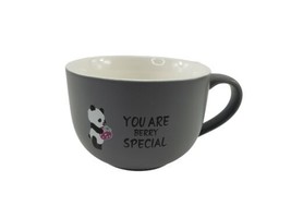 Panda Bear You Are Berry Special Large Gray Ceramic Cofffee Tea Mug Cup - $11.83