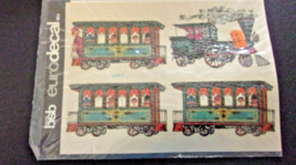Original bsb euro decal  sheet 619c steam locomotive passenger cars - £4.70 GBP