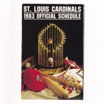 St Louis Cardinals 1983 Major League Baseball MLB Pocket Schedule Budwei... - £4.62 GBP