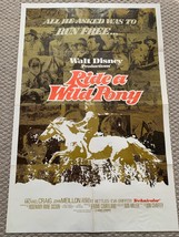 Ride a Wild Pony 1975, Adventure/Drama Original Vintage One Sheet Movie Poster  - £39.13 GBP