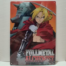 Fullmetal Alchemist Metal Tin Sign Wall Hanging Official Collectible Decoration - £10.76 GBP