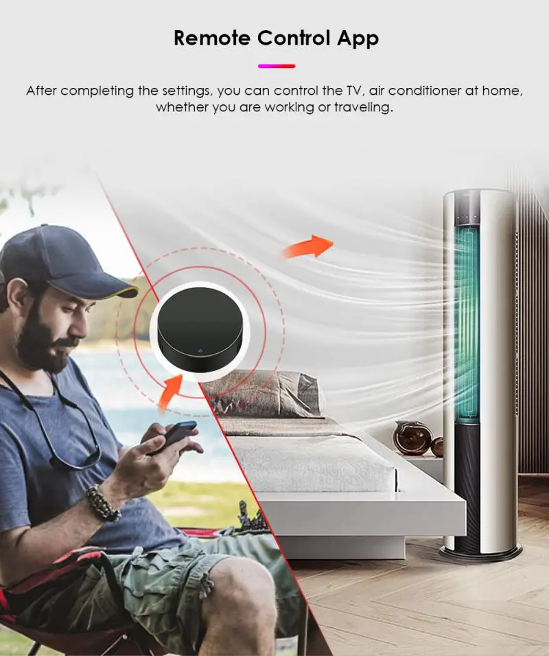 House Home AUBESS Tuya WiFi IR Remote Control For Air Conditioner TV, Smart Hous - £24.93 GBP