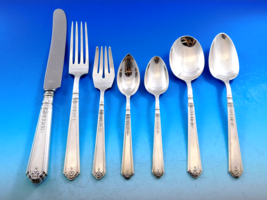 Princess Patricia by Durg Gorham Sterling Silver Flatware Set 90 pcs Dinner - $122,309.15 MXN