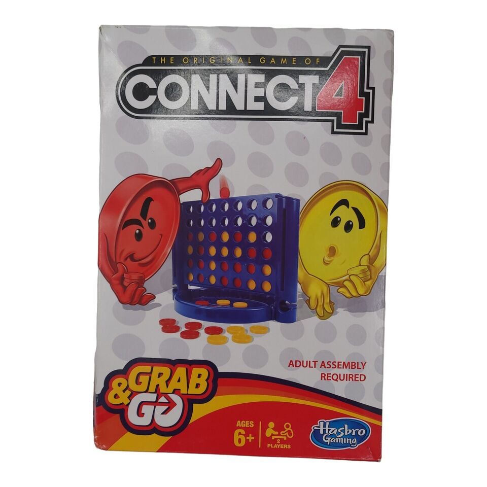 Primary image for Connect 4 Grab and Go Game - Travel Size-Opened Box