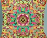 Handcrafted ~ Bohemian Design ~ Multicolored ~ 18&quot; Square ~ Pillow Cover... - $28.05