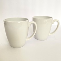 Corelle Coordinates Stoneware White Mugs Tea Coffee 8oz Set of 2 - £9.43 GBP