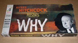 Alfred Hitchcock Presents Why Board Game Vintage 1958 Milton Bradley - $149.99