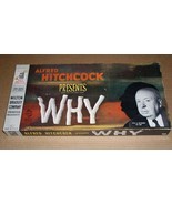 Alfred Hitchcock Presents Why Board Game Vintage 1958 Milton Bradley - $149.99