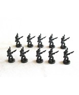 10x Risk 40th Anniversary Edition Board Game Metal Soldier Infantry Blac... - $16.14