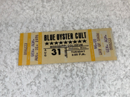 BLUE OYSTER CULT  1976 CONCERT TICKET JACKSON MISSISSIPPI COLISEUM Buck ... - $14.99