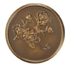 Howard Miller 800-167 (800167) 3 Inch Roses Medallion for Cremation Chest - £62.75 GBP