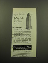 1959 Beekman Tower Hotel Ad - In New York.. the hotel most likely to please - £14.72 GBP