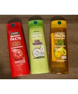 Garnier Fructis Shampoo Bundle - Color Shield, Curl Nourish, Triple Nutr... - $22.27