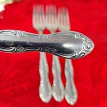 4X DF Utica Dinner Forks  Stainless Flatware Made In USA - $9.98