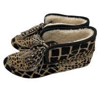 Llani Calf Hair Shearling Moccasin Size 40 US 9 New No tags - $123.75