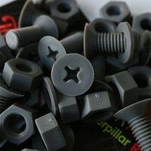 20x Grey Countersunk Plastic Nuts &amp; Bolts, Washers, M8 x 20mm, Gray, Screws - $430.65 MXN
