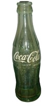 Vintage Coke Coca Cola 6 1/2 Oz Green Glass Bottle Nashville TENN White ... - $131.41 MXN