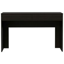 FM FURNITURE Tampa 29-inch Tall Writing Computer Desk with 2 Drawers, Black Weng - £123.77 GBP