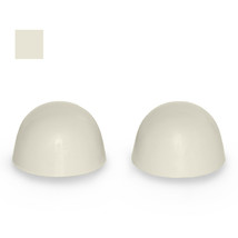 Briggs Color Replacement Plastic Toilet Bolt Caps - Set of 2 - Biscuit - $15.54