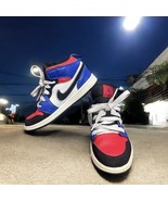 Nike Air Jordan 1 Mid Top 3 Number 640734-124 Sneakers Shoes Size 1Y - $40.60 CAD