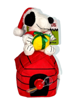 Peanuts Snoopy Dog House Animated Airplane Propeller Musical Hologram Christmas - $38.56